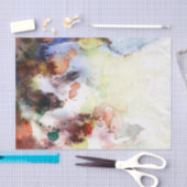 Abstracte waterverf slijptextuur met verf tissuepapier (Craft)