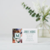 Abstracte waterverf slijptextuur met verf visitekaartje (Staand voorkant)