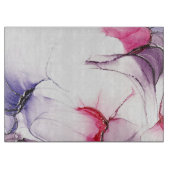 Abstracte Waterverf Snijraad Snijplank (Voorkant)