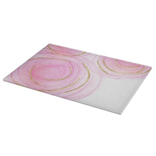 Abstracte Waterverf Snijraad Snijplank (Hoek)