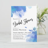 Abstracte Waterverf spat Vrijgezellenfeest Kaart (Staand voorkant)