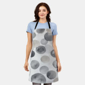 Abstracte waterverf spatten schort (Gedragen)