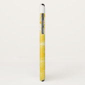 Abstracte waterverf splash, geel koraalrif Case-Mate iPhone case (Achterkant/links)