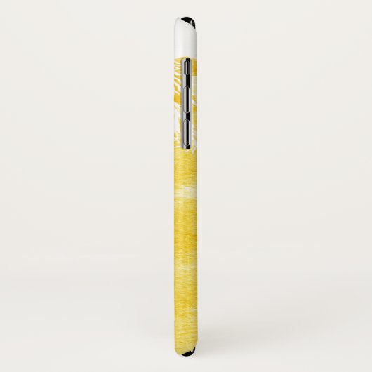 Abstracte waterverf splash, geel koraalrif Case-Mate iPhone case (Achterkant/links)