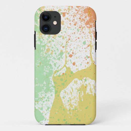 Abstracte Waterverf Splatter iPhone 5 Hoesje (Achterkant)