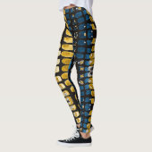 Abstracte Waterverf Spots: Creatief Naadloos Leggings (Links)