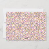 Abstracte Waterverf Stippen en Spots Aangepaste fo Feestdagenkaart (Achterkant)