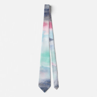 Abstracte Waterverf Stropdas