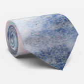 Abstracte Waterverf Stropdas (Opgerold)