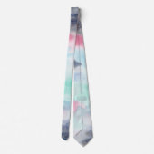 Abstracte Waterverf Stropdas (Achterkant)