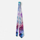Abstracte waterverf stropdas (Achterkant)
