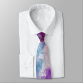 Abstracte waterverf stropdas (Gebonden)