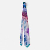 Abstracte waterverf stropdas (Achterkant)