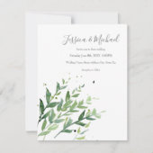 abstracte Waterverf "Swating 2" Kaart (Voorkant)