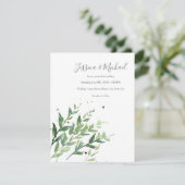 abstracte Waterverf "Swating 2" Kaart (Staand voorkant)