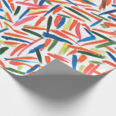 Abstracte waterverf tekening cadeaupapier (Hoek)