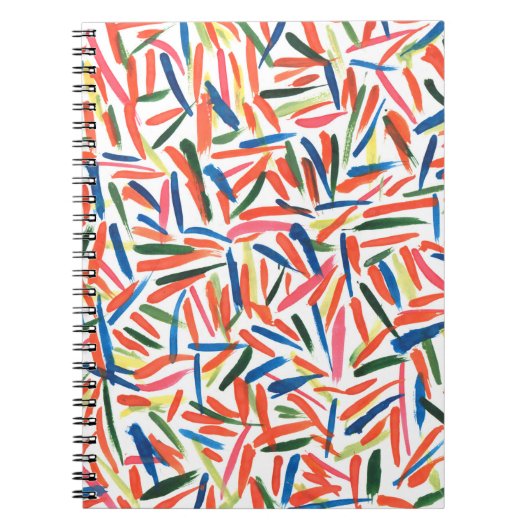 Abstracte waterverf tekening notitieboek (Voorkant)