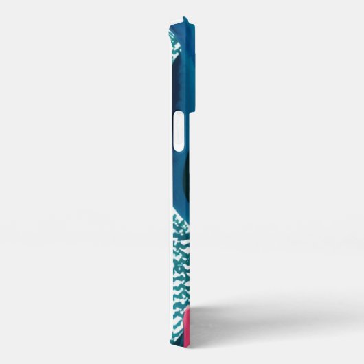 Abstracte Waterverf Telefoonhoes iPhone Hoesje (Rechterkant)