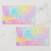 Abstracte Waterverf Tijdelijk Visitekaartje (Voorkant / Achterkant)