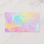 Abstracte Waterverf Tijdelijk Visitekaartje (Achterkant)