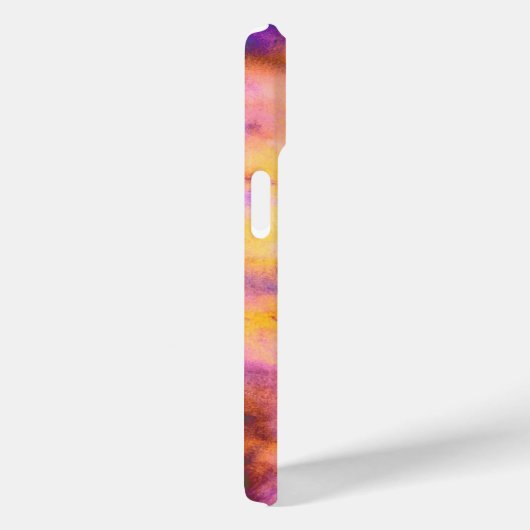 Abstracte waterverf tropische bloemenorchideeën Case-Mate iPhone case (Achterkant / Rechts)