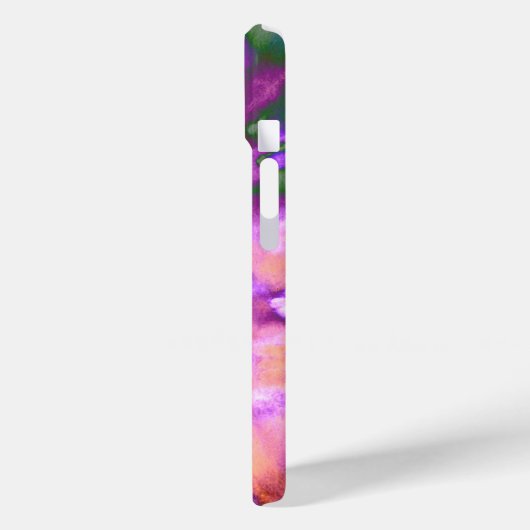 Abstracte waterverf tropische bloemenorchideeën Case-Mate iPhone case (Achterkant / Links)