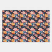 Abstracte Waterverf Tulpen Tekening Inpakpapier Vel (Voorkant)