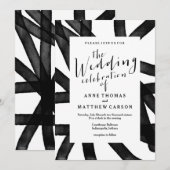 Abstracte Waterverf | Uitnodiging tot weddenschapp (Voorkant / Achterkant)