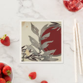 Abstracte Waterverf van Bourgogne Artistieke Servet (Insitu)