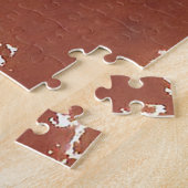 Abstracte Waterverf van de inkt van de boomstructu Legpuzzel (Zijkant)