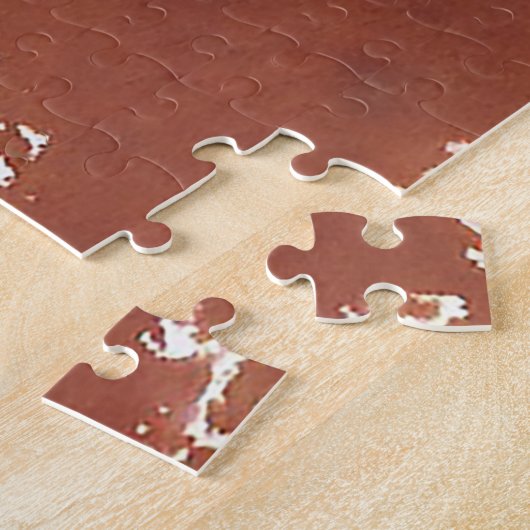 Abstracte Waterverf van de inkt van de boomstructu Legpuzzel (Zijkant)