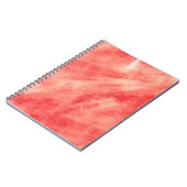 abstracte waterverf van de kunstspatachtergrond notitieboek (Linkerzijde)