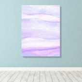 Abstracte Waterverf van de Lagen van de Paarse Oce Canvas Afdruk (Insitu (Houten vloer))