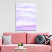 Abstracte Waterverf van de Lagen van de Paarse Oce Canvas Afdruk (Insitu (Woonkamer))