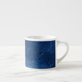 Abstracte Waterverf van de Starry Sky Nebula Galax Espresso Kop (Rechts)
