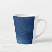 Abstracte Waterverf van de Starry Sky Nebula Galax Latte Mok (Rechts)