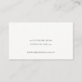 Abstracte Waterverf van Navy Black Gold Foil Wash Visitekaartje (Achterkant)