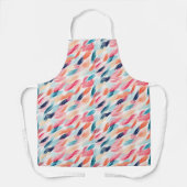 Abstracte Waterverf Veer Schort (Voorkant)