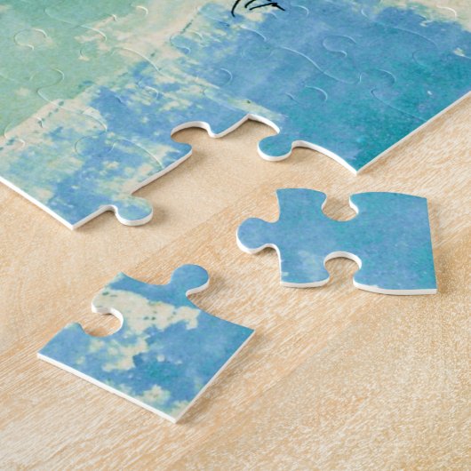 Abstracte waterverf venster door Paul Klee Legpuzzel (Zijkant)