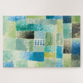 Abstracte waterverf venster door Paul Klee Legpuzzel (Horizontaal)