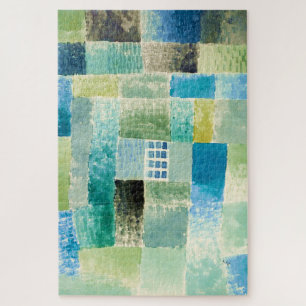 Abstracte waterverf venster door Paul Klee Legpuzzel