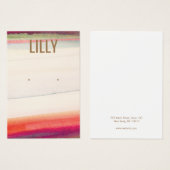 Abstracte Waterverf Verdien DisplayCard Visitekaartje (Voorkant /achterkant)