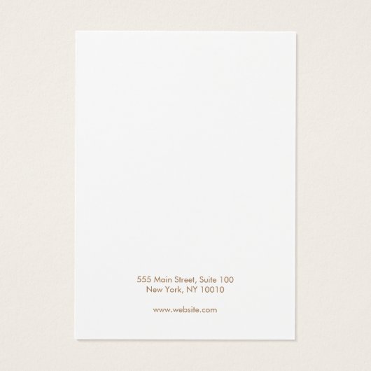 Abstracte Waterverf Verdien DisplayCard Visitekaartje (Achterkant)