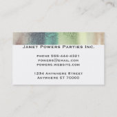 abstracte waterverf verf aangepaste visitekaartjes (Achterkant)