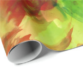 Abstracte Waterverf verfspatter verzachten Cadeaupapier (Rol Hoek)