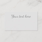 Abstracte waterverf violine visitekaartje (Achterkant)