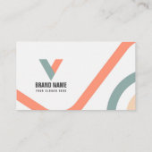 Abstracte Waterverf Visitekaartje (Achterkant)