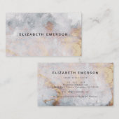 Abstracte Waterverf Visitekaartje (Voorkant / Achterkant)