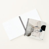 Abstracte Waterverf Vormen Binnenlandse Ontwerper Notitieboek (Binnen)