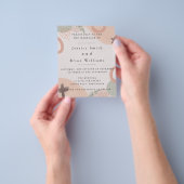 Abstracte Waterverf Wedding Flyer (Hand)